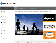 Tablet Screenshot of macromundo.cl